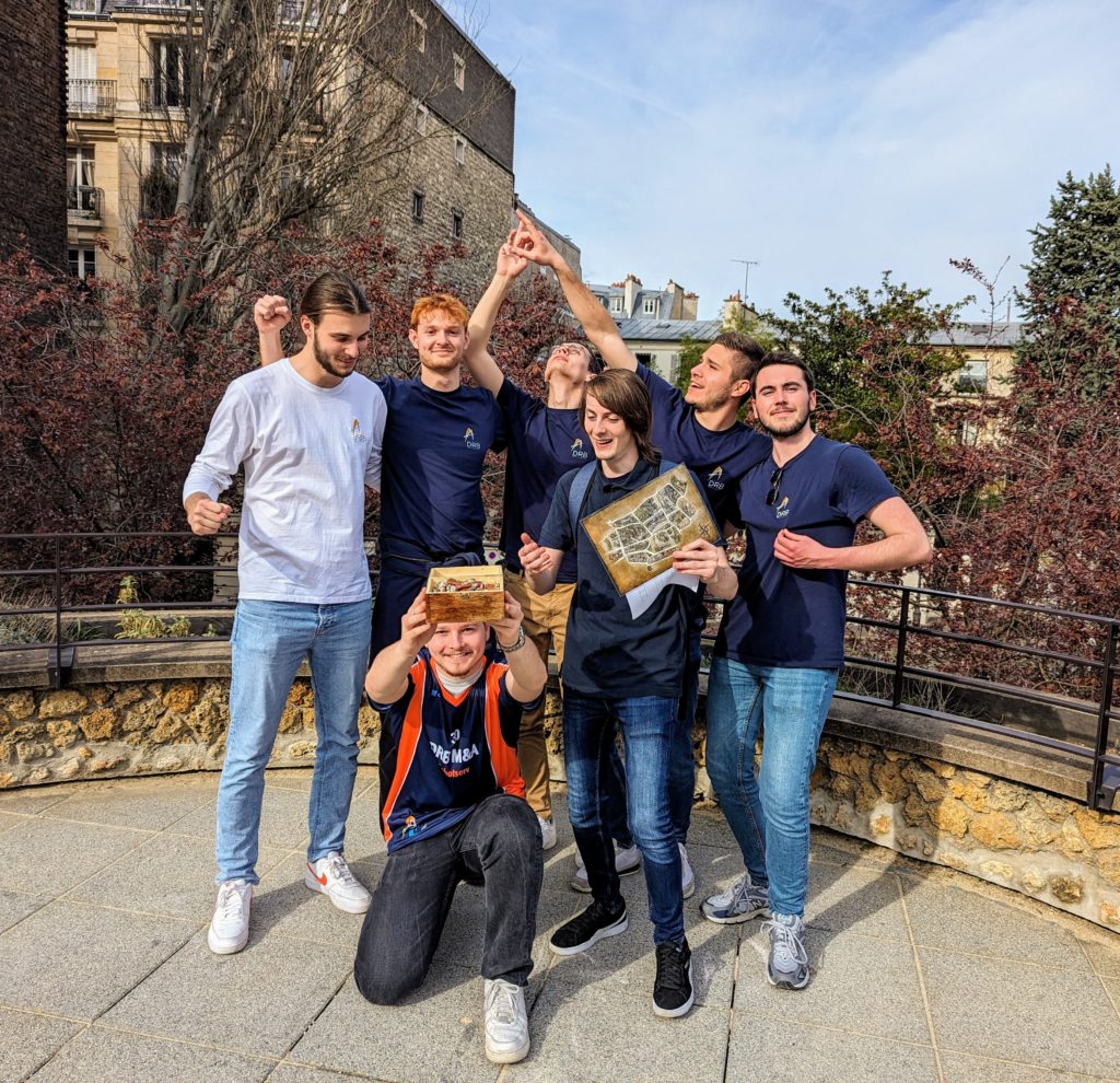 Photo de nos apprentis à Montmartre