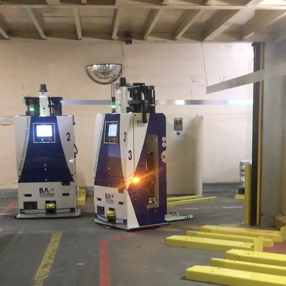 Projet client, mise en place d’une flotte AGV